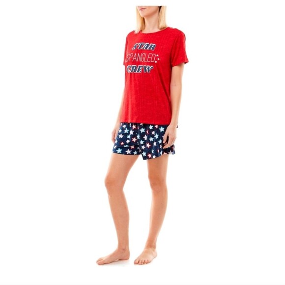 Way to Celebrate Star Spangled Family Sleep PJ Set size XL - Picture 5 of 6